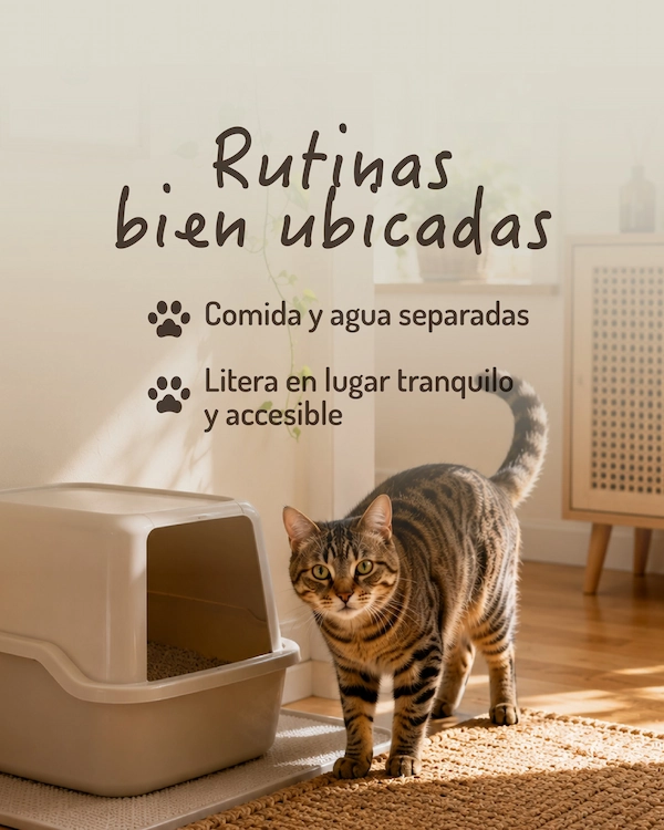Con pequeños ajustes podés transformar tu casa en un lugar más cómodo, estimulante y a medida de tu michi. Guardá este post para armar su espacio ideal - imagen 5